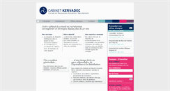 Desktop Screenshot of cabinet-kervadec.fr